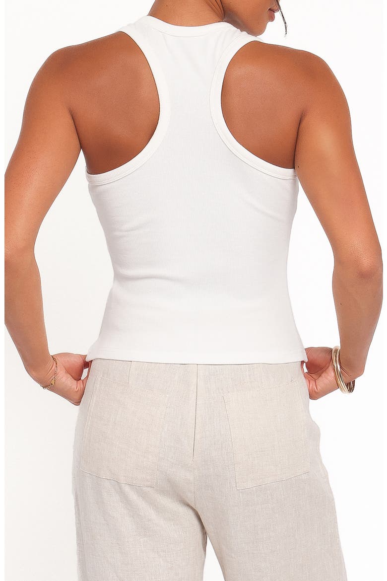 Miles Racerback Rib Tank, Alternate, color, WHITE