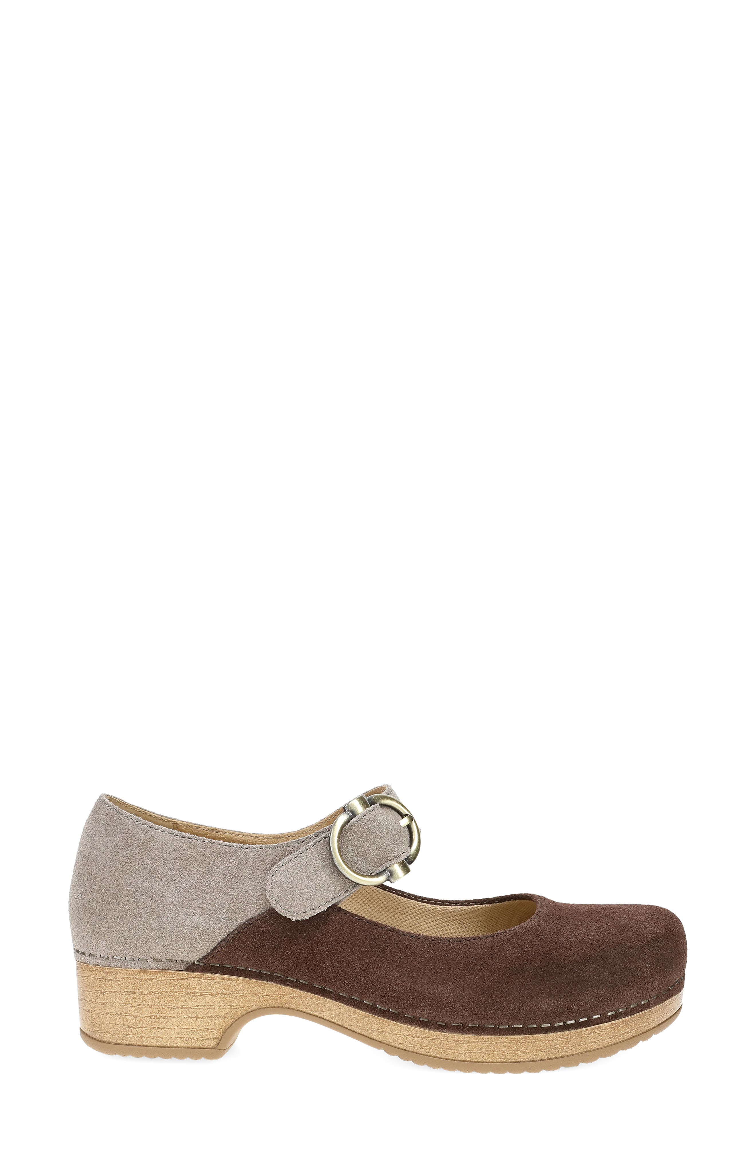 Bonny Mary Jane Clog, Alternate, color, CHOCOLATE/ TAUPE