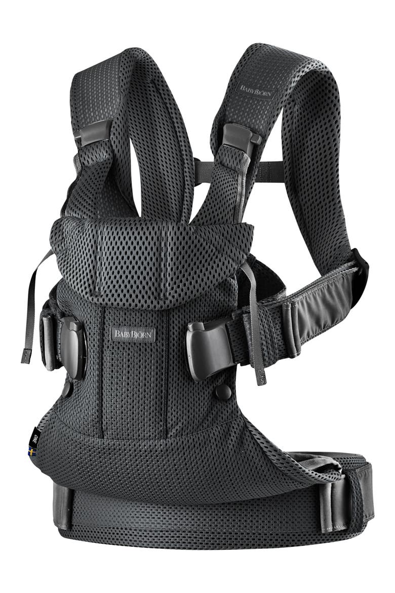 Carrier One Mesh Baby Carrier, Main, color, BLACK