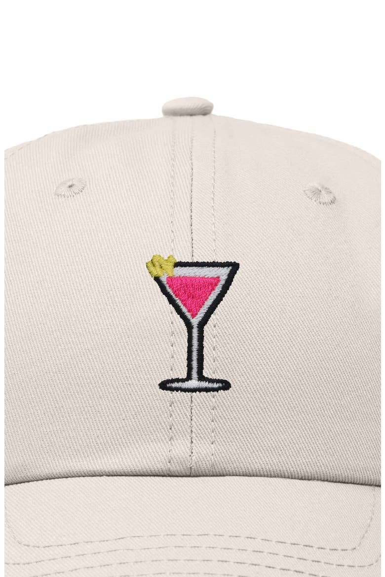 Cosmo Embroidered Casual Hat, Alternate, color, Beige