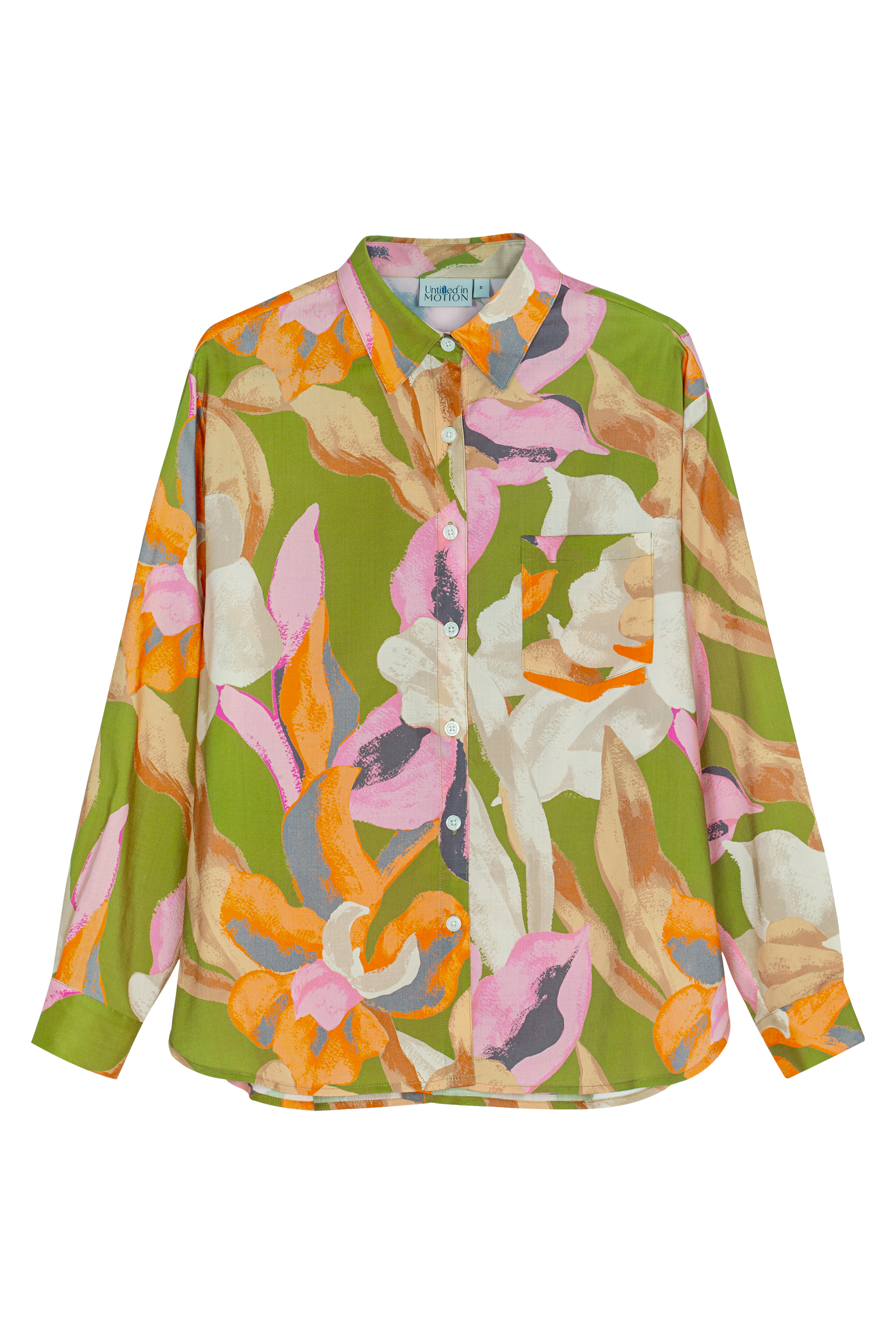 Zanaya Silky Button-Up Printed Shirt