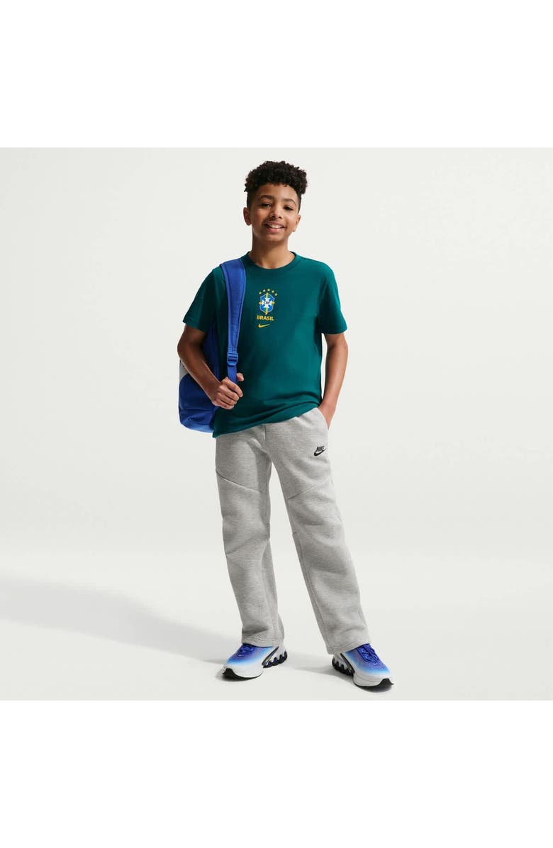 Nike Youth Nike Green Brazil National Team Crest T-Shirt, Main, color, Green