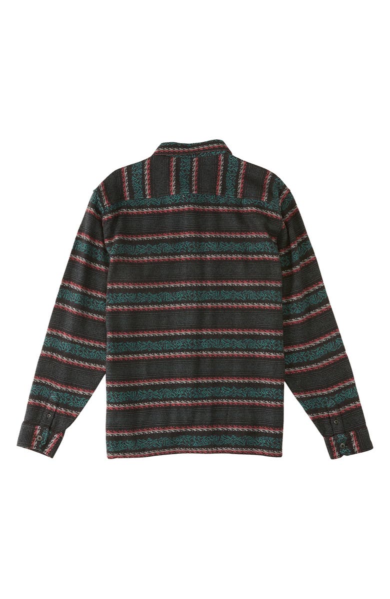 Billabong Offshore Jacquard Stripe Cotton Button-Up Shirt, Alternate, color, 