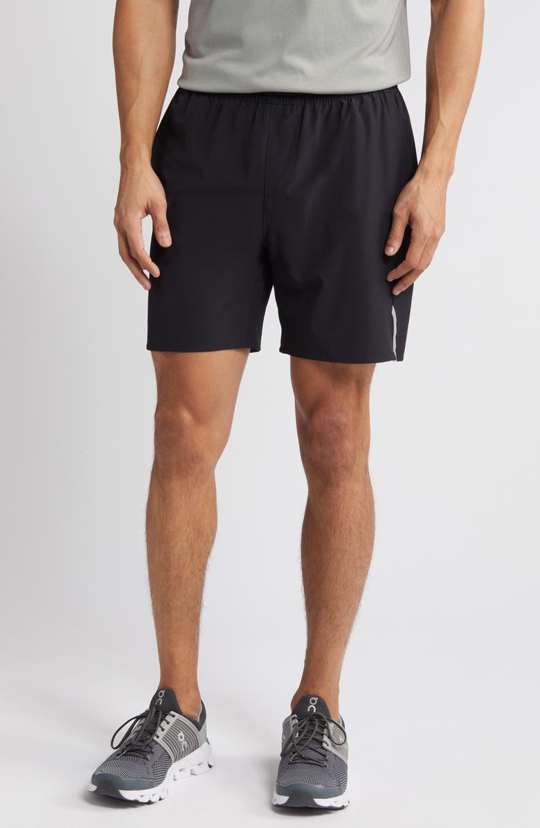 Zella Performance Run Shorts, Main, color, Black