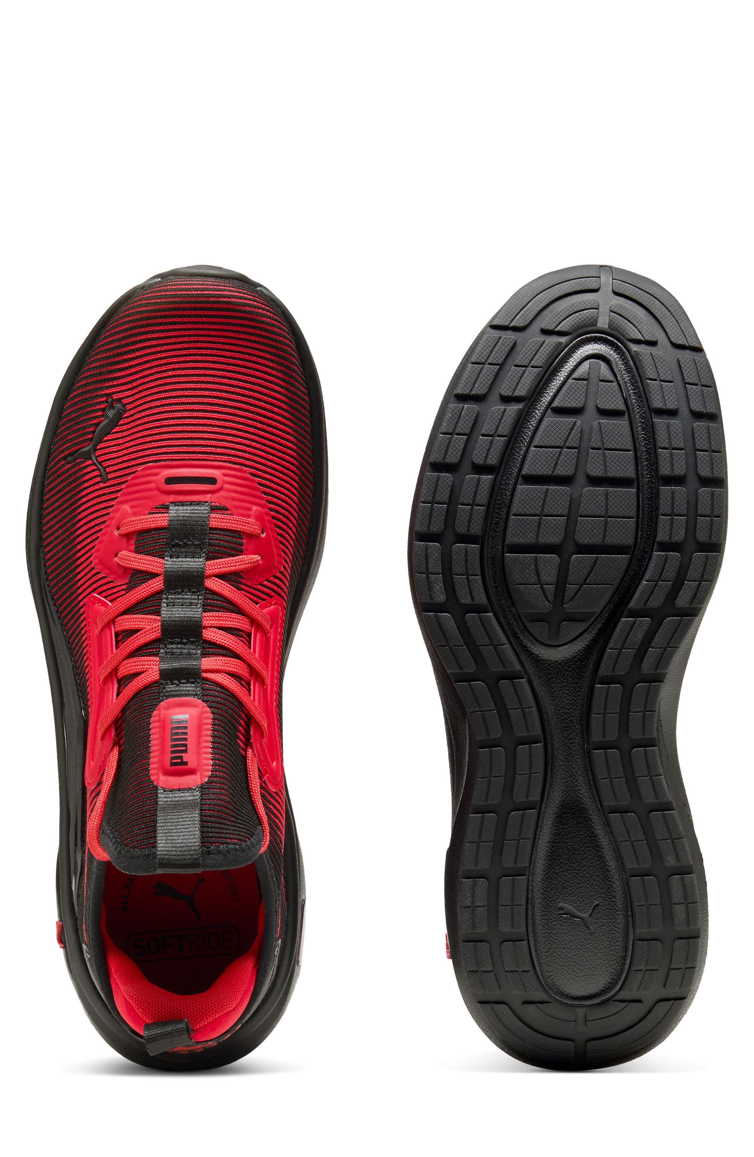 Softride Enzo 6 Hype Running Shoe, Alternate, color, FOR ALL TIME RED/ PUMA BLACK