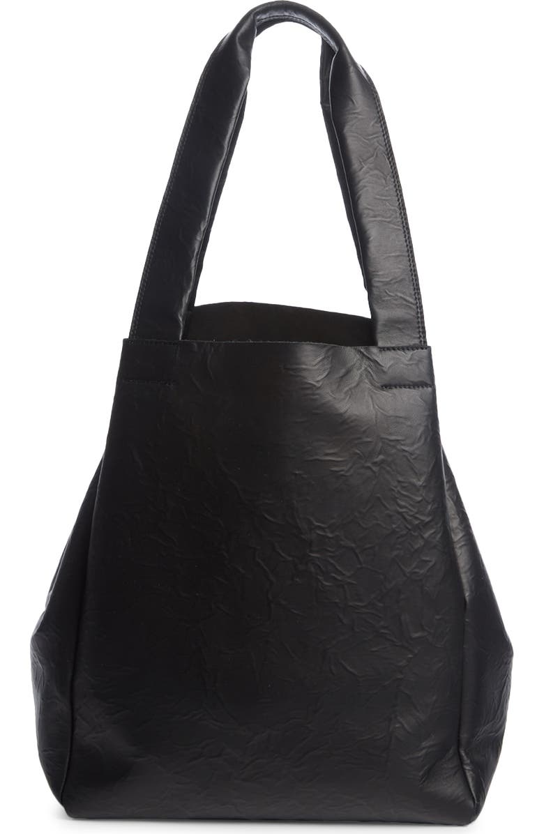 Acne Studios Aldene Leather Tote, Alternate, color,