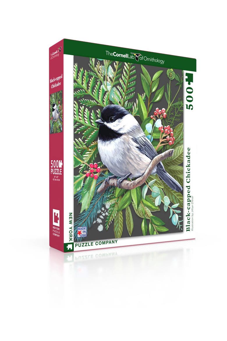 Black-capped Chickadee 500 Piece Puzzle, Alternate, color, No Color
