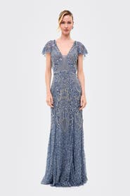 BEAUUT Embellished Sequin Maxi Gown