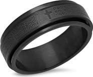STEELTIME Men's Spanish Prayer Ring