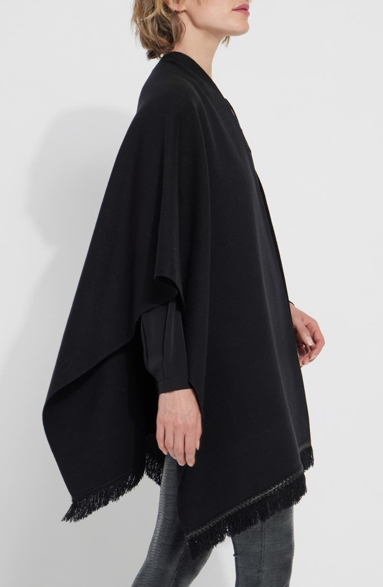 Lysse Eva Sweater Wrap, Alternate, color, Black