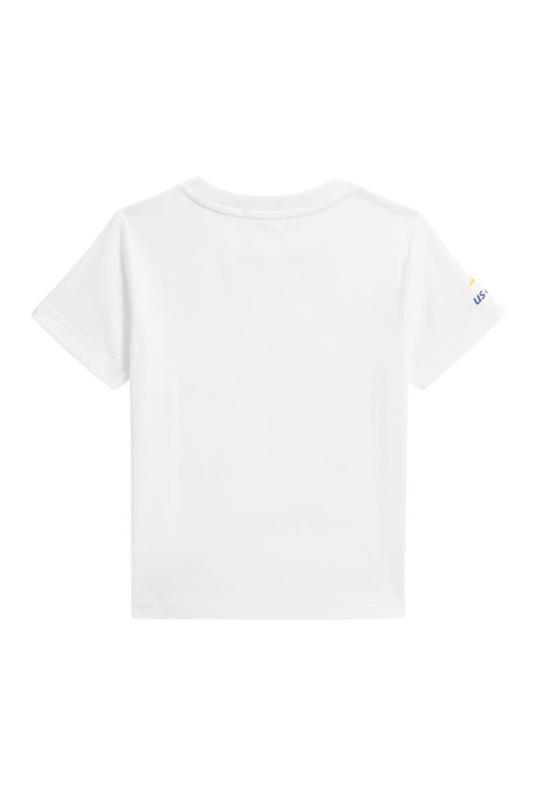 Kids' US Open Polo Bear Cotton Graphic T-Shirt, Alternate, color, WHITE