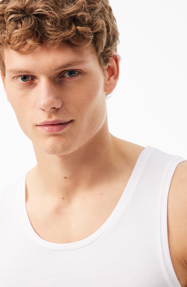 Lacoste 3-Pack Cotton Tanks, Alternate, color, 