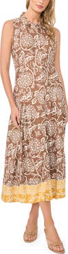 Halogen® Floral Sleeveless Shirtdress