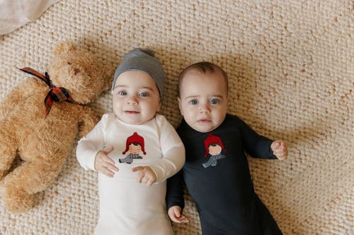 Ely's & Co. French Terry Autumn Kids Collection In Blue