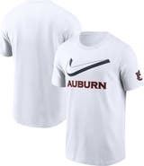 Nike Men's Nike White Auburn Tigers Primetime 2-Hit Swoosh T-Shirt