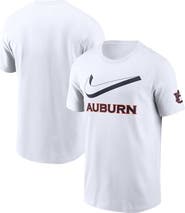 Nike Men's Nike White Auburn Tigers Primetime 2-Hit Swoosh T-Shirt