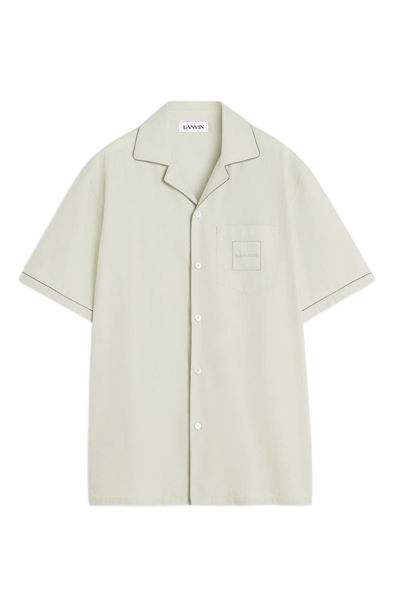 Lanvin FLUID COTTON BOWLING SHIRT, Alternate, color, 