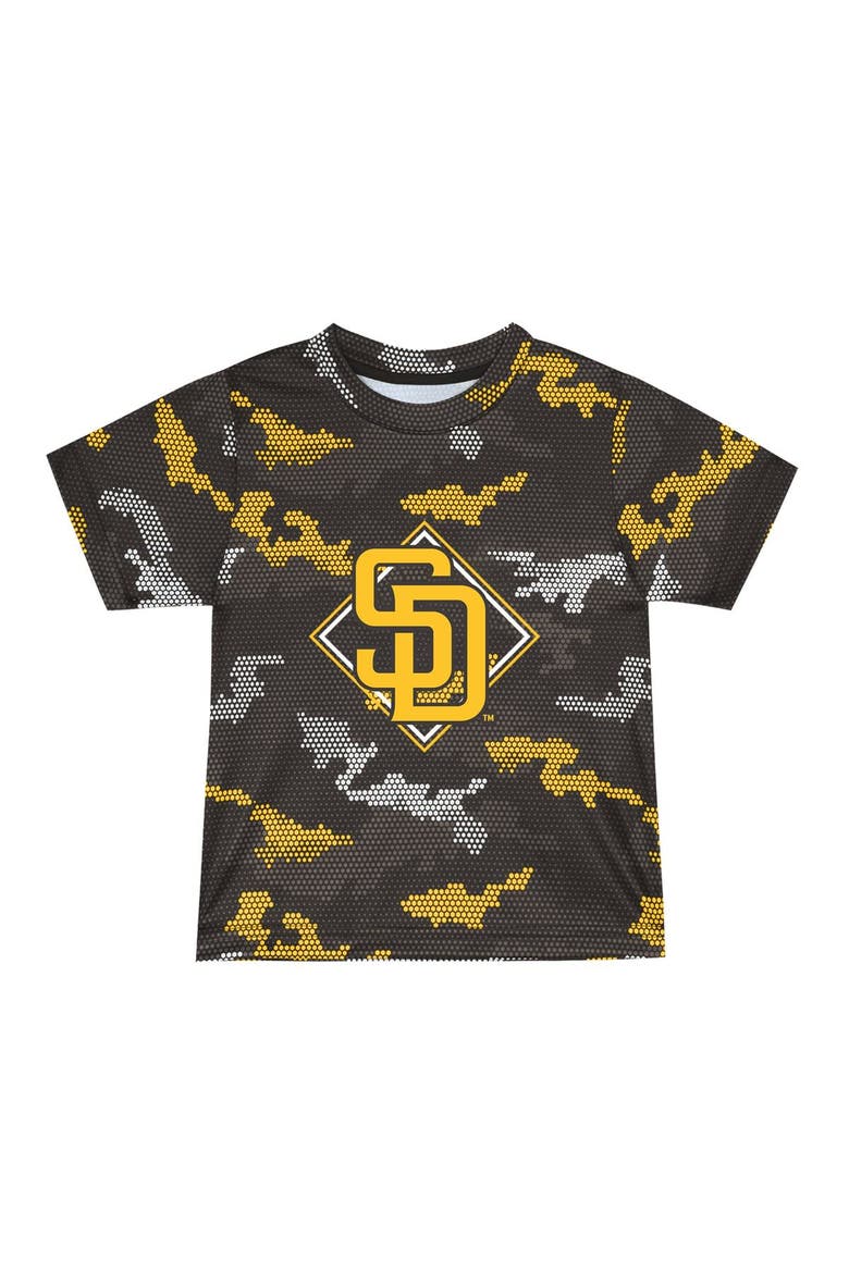 Toddler Fanatics Branded Brown San Diego Padres Field Ball T-Shirt & Shorts Set, Alternate, color, Brown