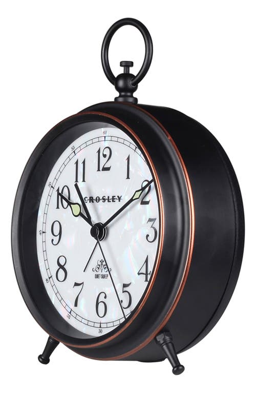 Crosley Mother Of Pearl Analog Alarm Clock