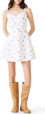Steve Madden Harley Floral Fit & Flare Minidress