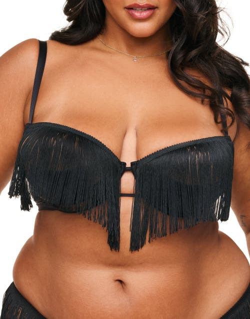 Shop Adore Me Cece Unlined Quarter Cup Bra In Black