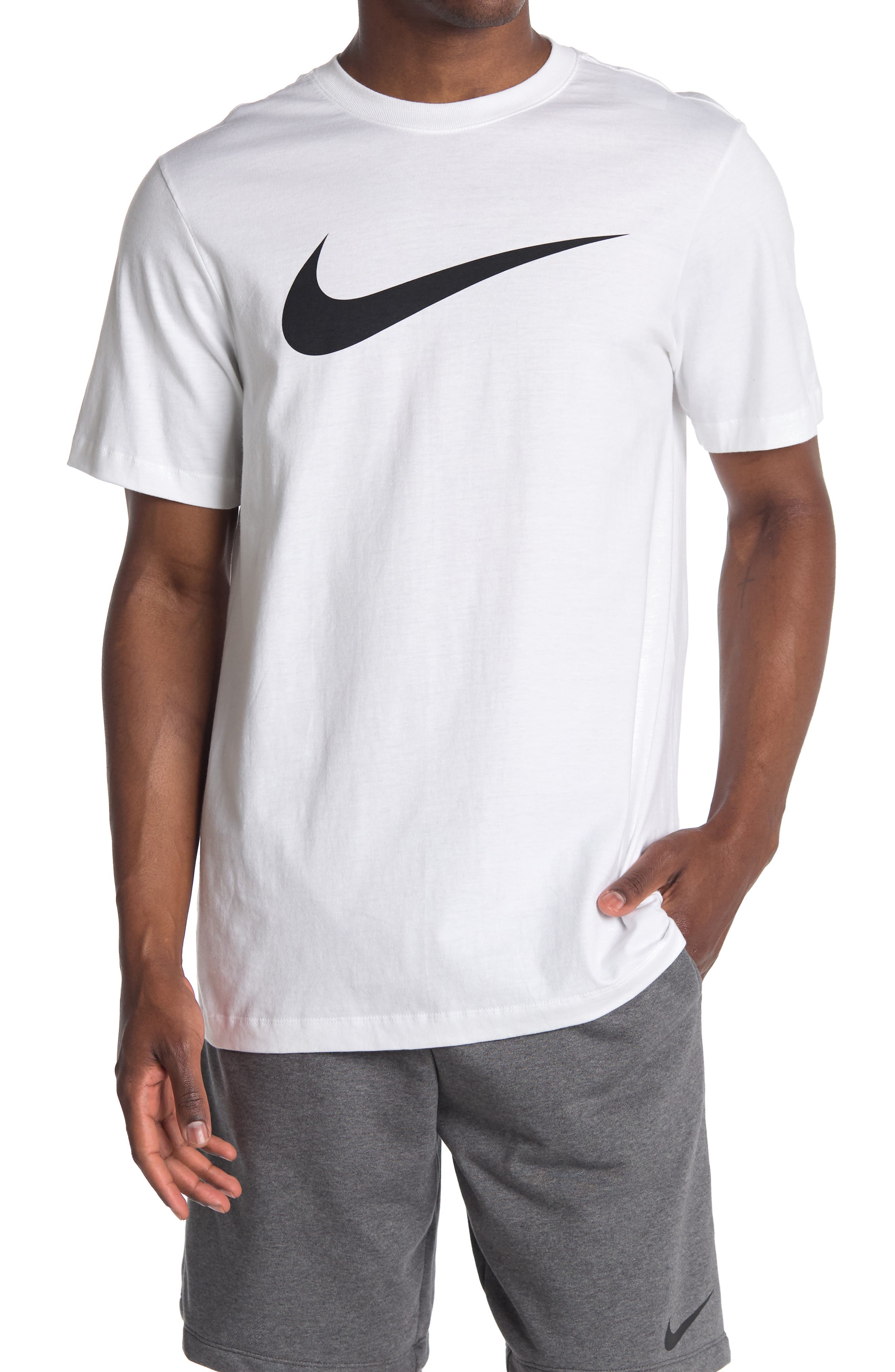 Icon Swoosh Cotton Graphic T-Shirt
