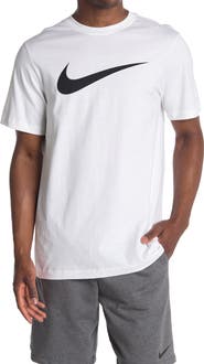 Nike Icon Swoosh Cotton Graphic T-Shirt