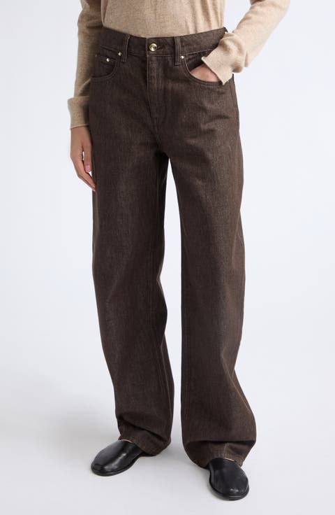 Rider High Waist Wide Leg Jeans