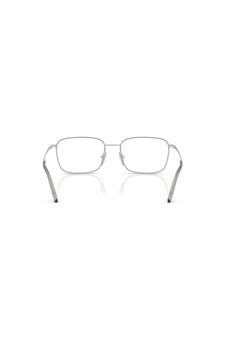 55mm Rectangle optical glasses, Alternate, color, Silver