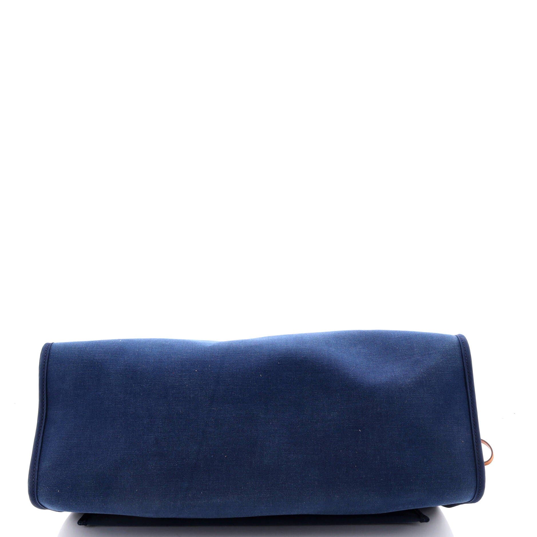 Herbag Zip Leather and Toile 39, Alternate, color, Blue