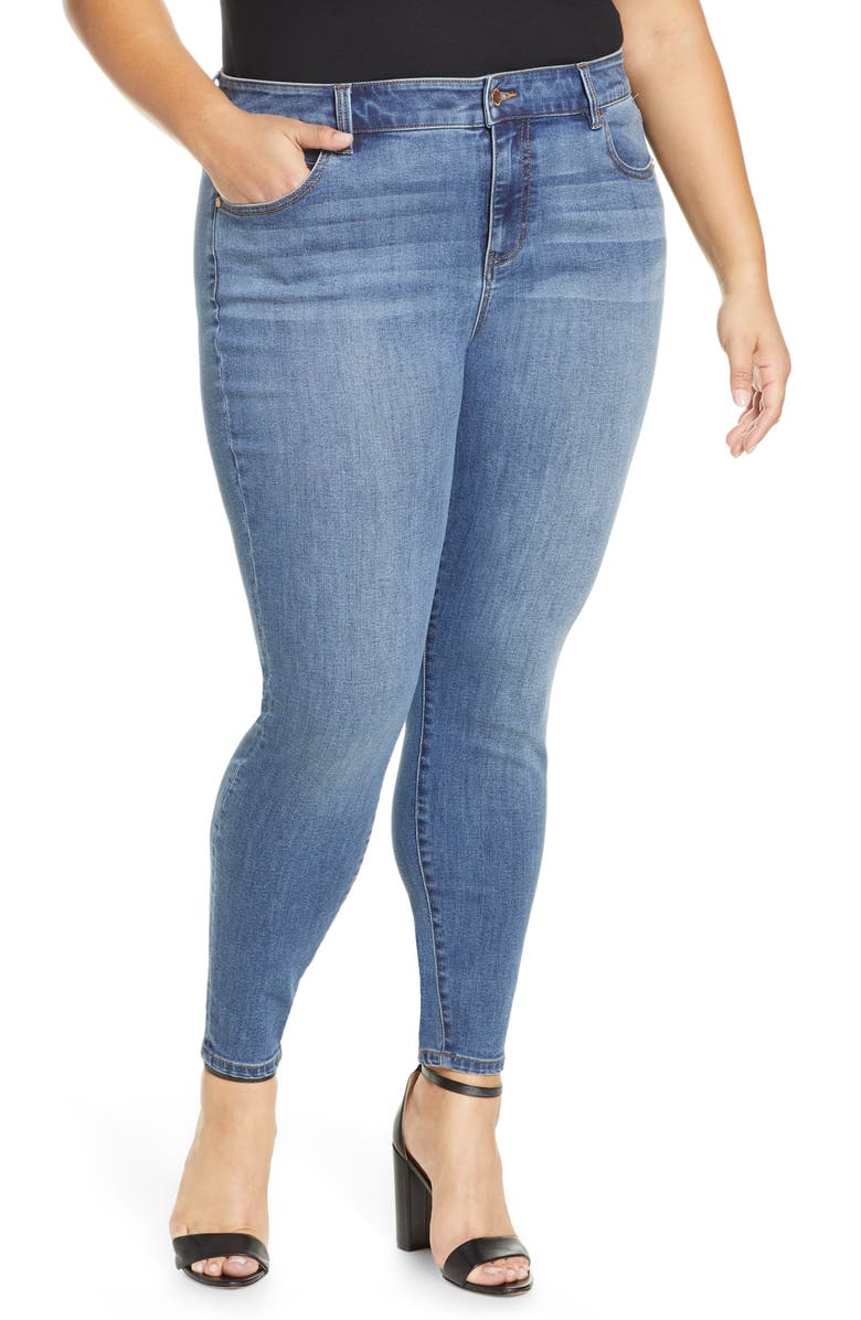 Liverpool Abby High Waist Ankle Skinny Jeans, Main, color, 