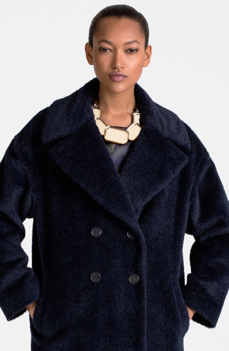 Lafayette 148 New York 'Tibby - Grandeur' Alpaca & Wool Coat, Alternate, color,