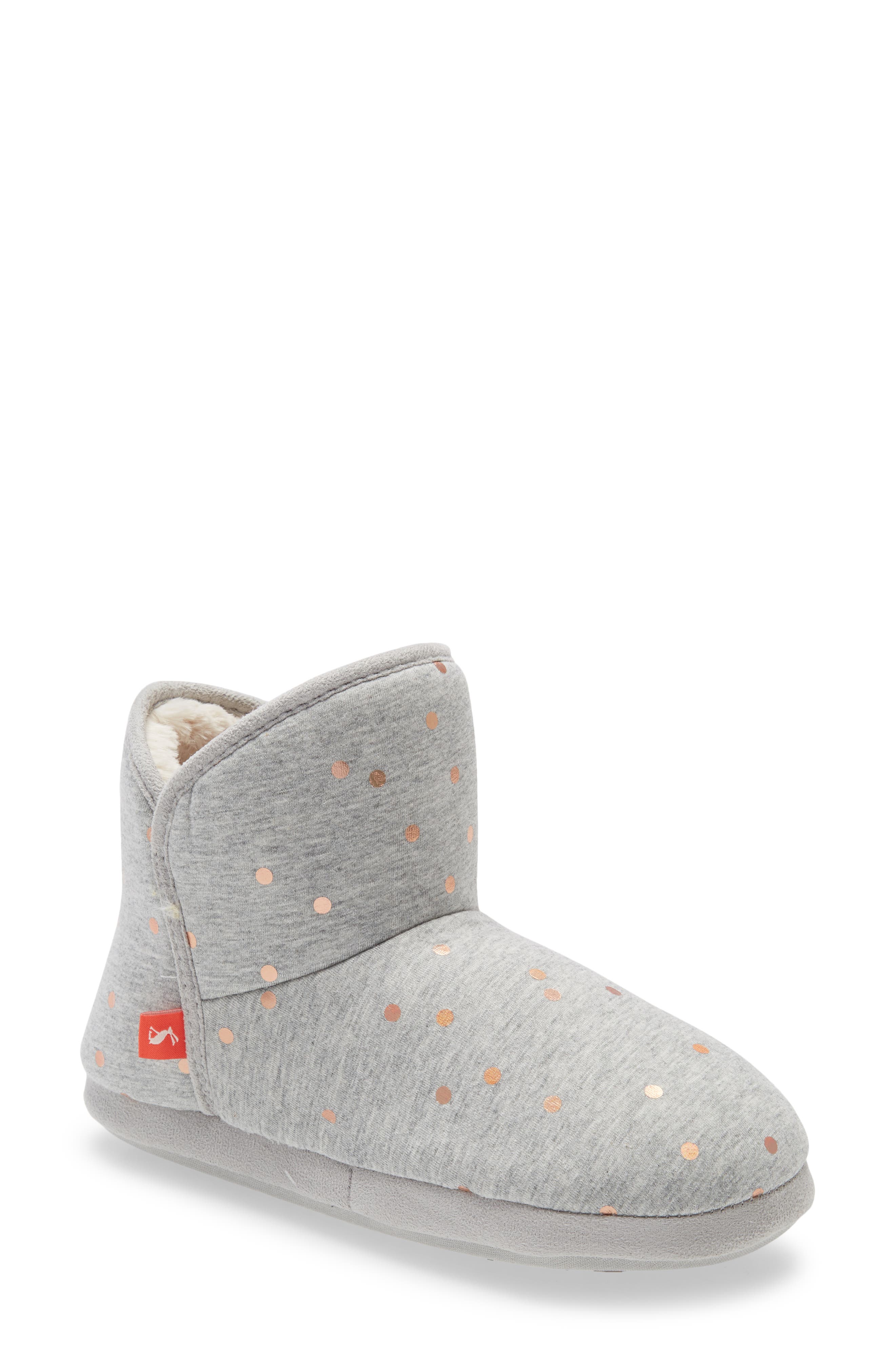 Joules Cabin Faux Fur Lined Bootie Slipper, Main, color, 