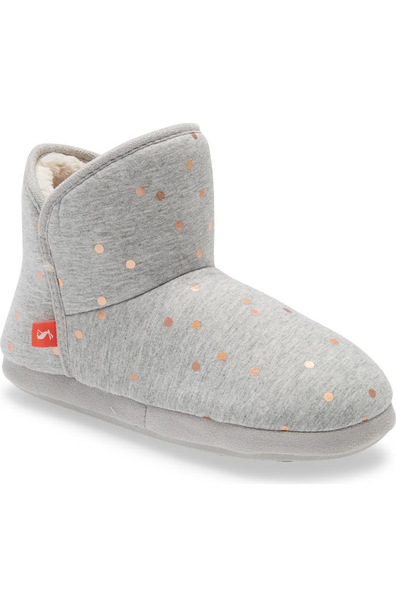 Joules Cabin Faux Fur Lined Bootie Slipper, Main, color,