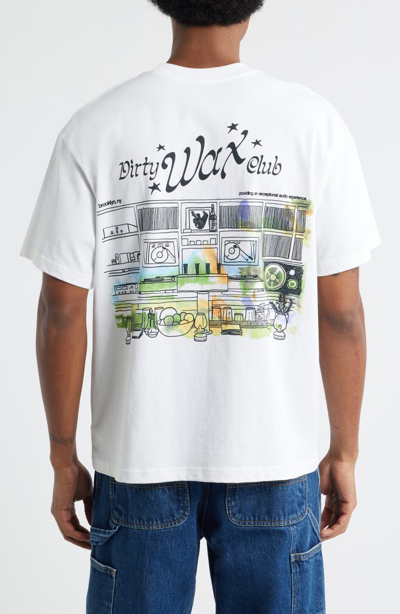 ID Supply Co NPL Dirty Wax Club Graphic T-Shirt, Alternate, color, White