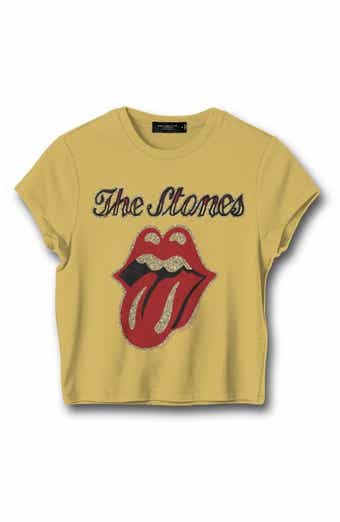 Junk Food The Rolling Stones Glitter Graphic T-shirt