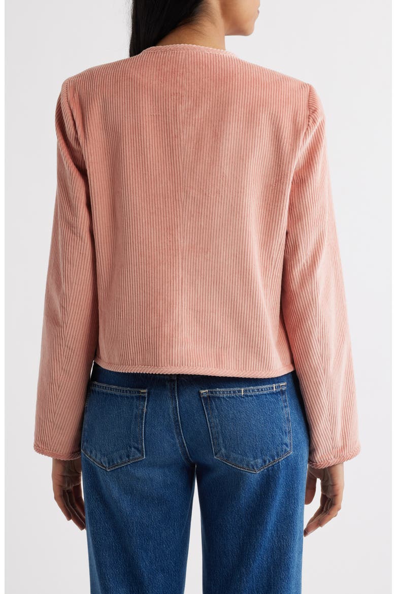 Cotton Corduroy Jacket, Alternate, color, PINK