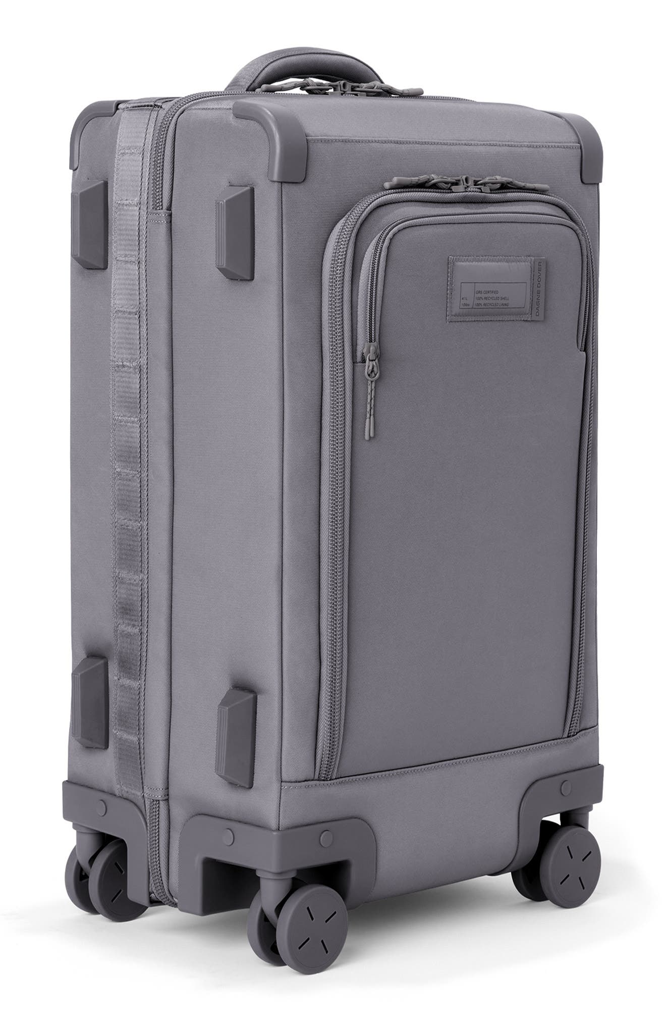 Dagne Dover Seattle Carry-On Rolling Luggage, Alternate, color, Ash Grey