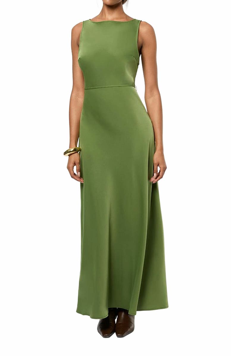 WeWoreWhat Boat Neck Slip Dress, Alternate, color, 