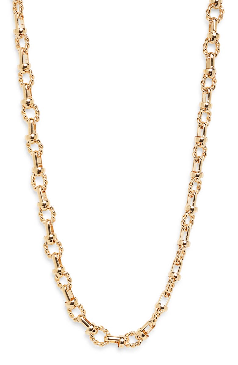 Nordstrom Demi Fine Chain Necklace, Main, color, 14K Gold Plated