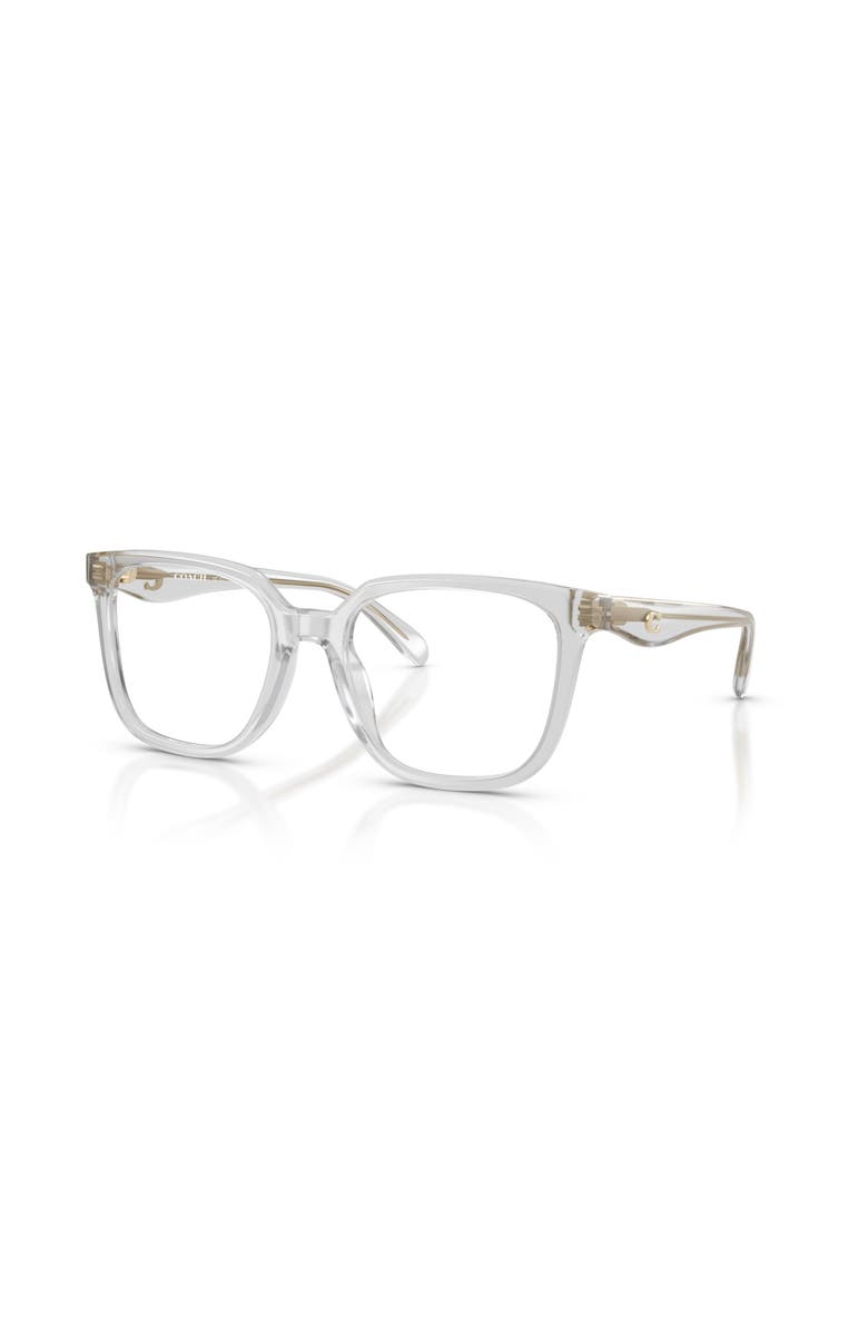 COACH 54mm Square optical glasses, Main, color, Grey