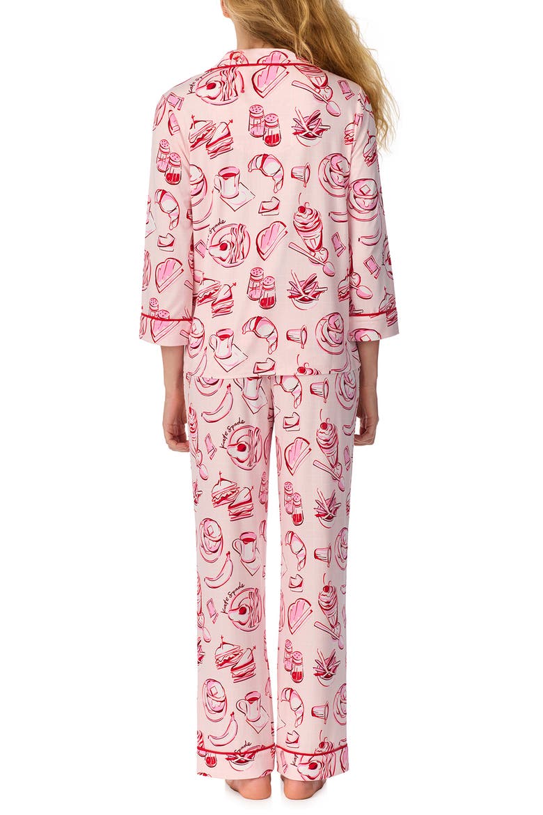print crop pajamas, Alternate, color, PINK/ PRINT