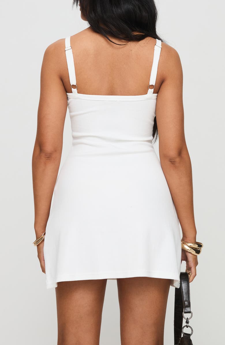 Princess Polly Baseline Rib Minidress, Alternate, color, 