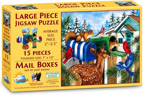 Mail Boxes 15 Piece Jigsaw Puzzle For Adults