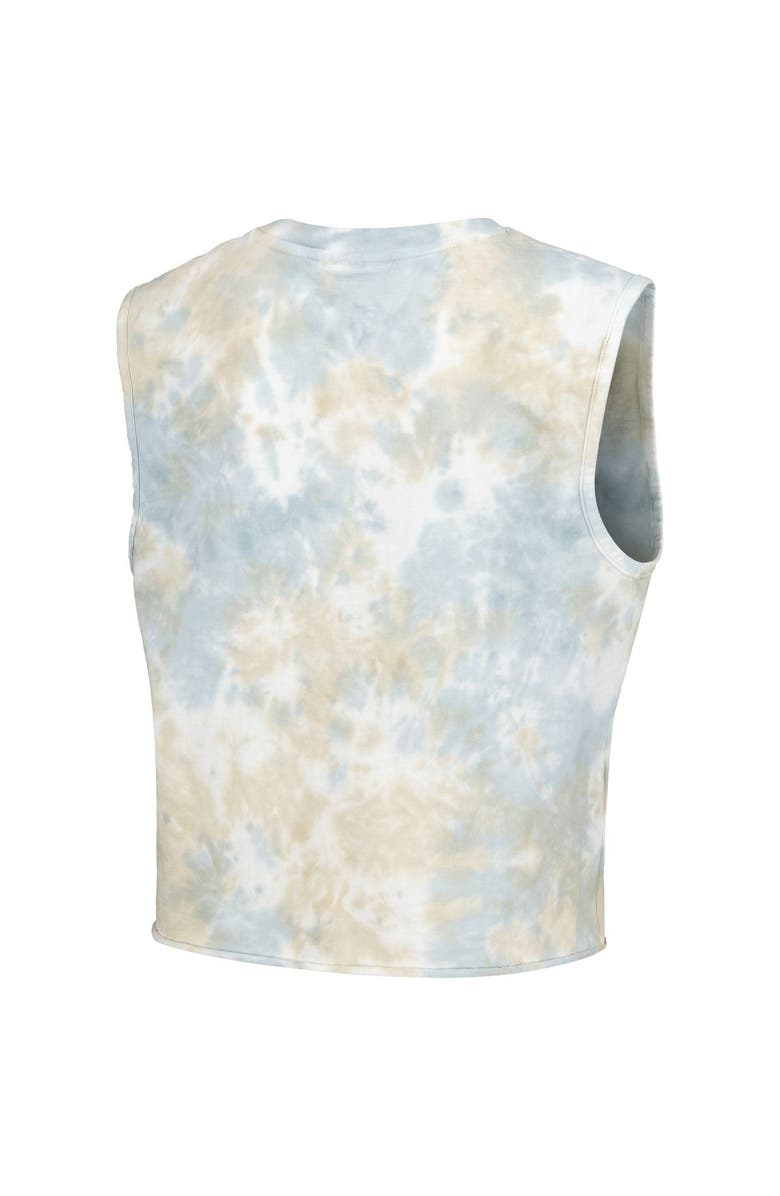 THE WILD COLLECTIVE Women's The Wild Collective White Los Angeles Dodgers Washed Muscle Tank Top, Alternate, color, White