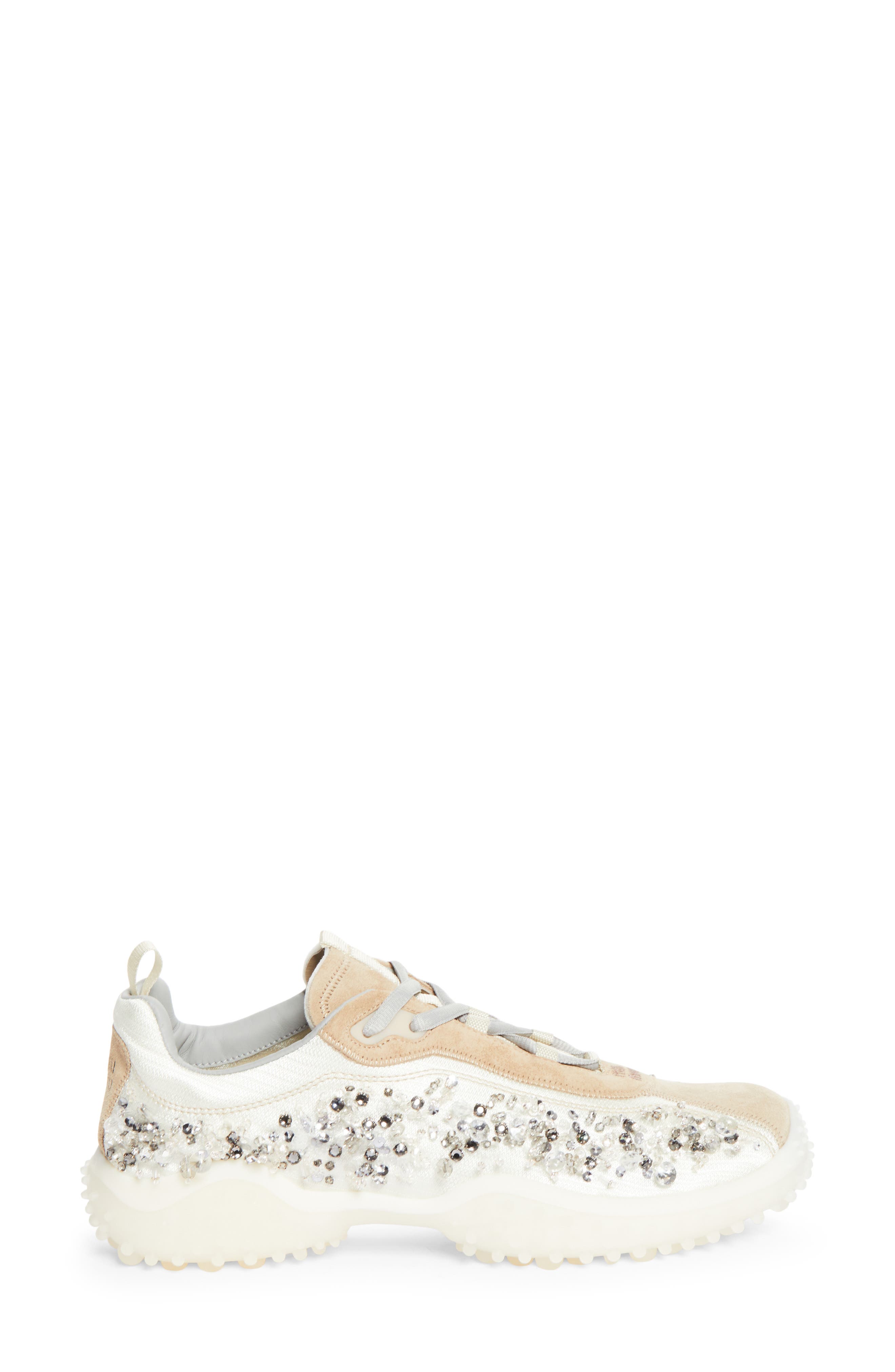 Trail Grip Embellished Sneaker, Alternate, color, AVORIO