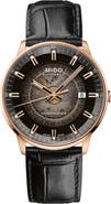MIDO Commander Gradient Skeletal Automatic Canvas Strap Watch, 40mm