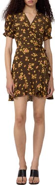 Diane von Furstenberg Emilia Floral Wrap Minidress