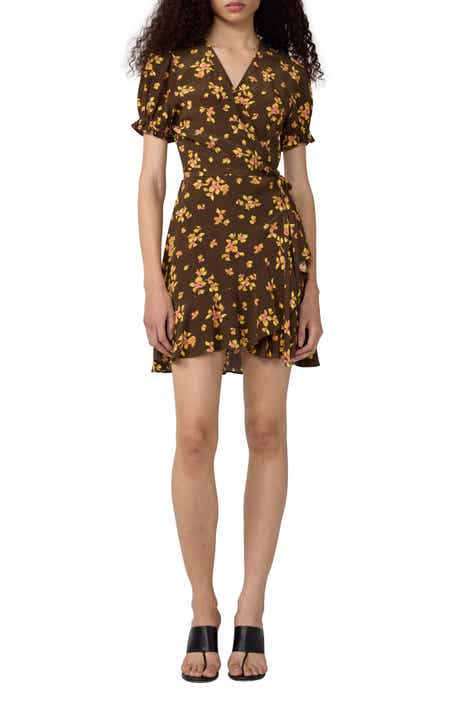 Emilia Floral Wrap Minidress