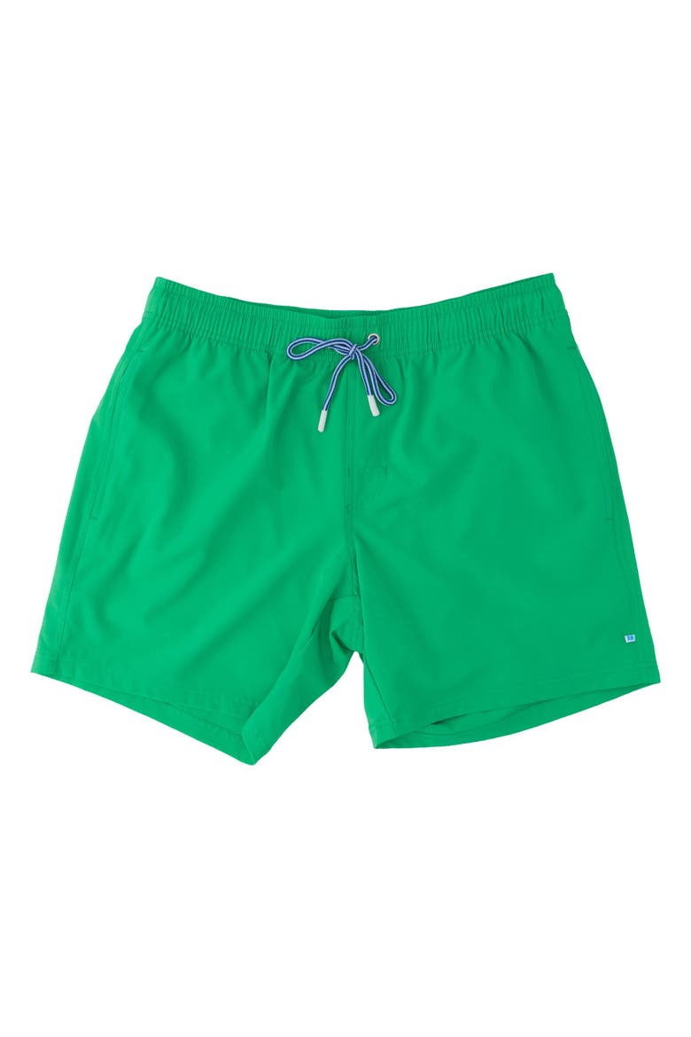 Men's UPF50+ Color Changing Performance Hybrid Swim Trunks, Main, color, Bright Green Gators